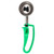 Vollrath 47393 2.8 Oz. Green Stainless Steel Scoop & Shaft #12 Disher