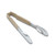 Vollrath 4780960 9.5" W Scalloped Teeth Springless Design Stainless Steel Ivory Ergonomic Antimicrobial Kool-Touch Handle One-Piece Utility Tongs