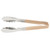 Vollrath 4780960 9.5" W Scalloped Teeth Springless Design Stainless Steel Ivory Ergonomic Antimicrobial Kool-Touch Handle One-Piece Utility Tongs
