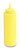 Vollrath 52065 12 Oz. Yellow Plastic Squeeze Bottle
