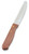 Vollrath 48148 9.88" Overall Length Jumbo Wood Handle Steak Knife