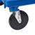 Vollrath 1697-44 Blue Platform Design Single-Stack 5" Casters Copolymer Construction No Handle Rack-Master Dolly Base