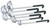 Vollrath 58066 8 Oz. Round Ladle with Black Kool-Touch Handle