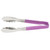 Vollrath 4780980 9.5" W Scalloped Teeth Springless Design Stainless Steel Purple Ergonomic Antimicrobial Kool-Touch Handle One-Piece Utility Tongs