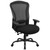 Flash Furniture LQ-3-BK-GG 400 Lb. Black High-Back Design Hercules Series 24/7 Big & Tall Swivel Office Chair