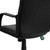 Flash Furniture GO-228S-BK-LEA-GG 250 Lb. Black Mid-Back Design Swivel Task / Office Chair
