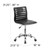 Flash Furniture DS-512B-WH-GG 18" W x 36" H x 21.5" D White Designer Swivel Task Chair