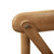 Flash Furniture XU-X-PEC-GG 400 Lb. Cross Back Ash Wood Seat And Frame With Pecan Finish Hercules Series Stackable Chair