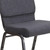 Flash Furniture FD-CH02185-SV-DKGY-GG 800 Lb. Gray Fabric Upholstery Hercules Series Stacking Church Chair