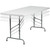 Flash Furniture RB-3072ADJ-GG Rectangular 72" W x 30" D x 24 1/8" To 32" Adjustable Height 330 Lb. Static Load Capacity Folding Table