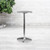 Flash Furniture TLH-059A-GG 23.25" W x 45" H Round Smooth Stainless Steel Top Table
