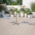 Flash Furniture TLH-052-1-GG 27.5" H Round Smooth Stainless Steel Top Table
