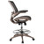 Flash Furniture BL-LB-8801X-D-GG 26" W x 50.25" H Black Adjustable Height Drafting Swivel Chair