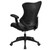 Flash Furniture BL-ZP-806-BK-LEA-GG 25.75" W x 42.75" H x 25" D Black Designer Executive Swivel Office Chair