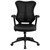 Flash Furniture BL-ZP-806-BK-LEA-GG 25.75" W x 42.75" H x 25" D Black Designer Executive Swivel Office Chair