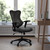 Flash Furniture BL-ZP-806-BK-LEA-GG 25.75" W x 42.75" H x 25" D Black Designer Executive Swivel Office Chair