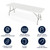 Flash Furniture RB-3096FH-GG Rectangular 96" W x 30" D x 29" H 661 Lb. Static Load Capacity Folding Table