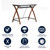 Flash Furniture NAN-JN-2824S-GG 39 1/4" W x 23 1/2" D x 29" H Clear Tempered Glass Top Computer Desk
