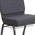 Flash Furniture FD-CH0221-4-SV-DKGY-BAS-GG 21.25" W x 33" H x 25" D Silver Vein Dark Gray Hercules Series Extra Wide Stacking Church Chair