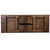 Flash Furniture XA-F-108X40-GG 108" W x 40" D x 30" H 7/8" Thick Plywood Hercules Series Folding Rustic Farm Table