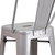 Flash Furniture CH-31320-30GB-SIL-GG 500 Lb. Vertical Slat with Powder Coat Finish Bar Stool