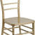 Flash Furniture LE-GOLD-GG 1000 Lb. Gold One Piece Ultra Strong Polycarbonate Hercules Premium Series Stacking Chiavari Chair