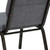 Flash Furniture XU-CH-60096-BEIJING-GY-GG 19" W x 33" H x 24" D Gold Vein Gray Hercules Series Stacking Banquet Chair