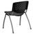 Flash Furniture RUT-F01A-BK-GG 20.50" W x 29.75" H Black Ergonomic With 880Lb. Capacity Hercules Series Stacking Chair