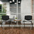 Flash Furniture RUT-F01A-BK-GG 20.50" W x 29.75" H Black Ergonomic With 880Lb. Capacity Hercules Series Stacking Chair