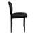 Flash Furniture BT-515-1-VINYL-GG 250 Lb. Stacking Side Reception Chair Comfort Black Vinyl Stackable Steel Side