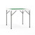 Flash Furniture DAD-MJZ-88-GG 34 1/2" W x 34 1/2" D x 29" H Square Molded Plastic Folding Game Table