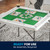 Flash Furniture DAD-MJZ-88-GG 34 1/2" W x 34 1/2" D x 29" H Square Molded Plastic Folding Game Table