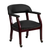 Flash Furniture B-Z100-LF-0005-BK-LEA-GG 250 Lb. Black Open Back Design Conference Chair