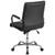 Flash Furniture GO-2286M-BK-GG 250 Lb. Black Mid-Back Design Executive Swivel Office Chair