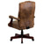 Flash Furniture 802-BRN-GG 26" W x 47.25" H x 21.25" D Bomber Brown Classic Executive Swivel Office Chair