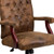Flash Furniture 802-BRN-GG 26" W x 47.25" H x 21.25" D Bomber Brown Classic Executive Swivel Office Chair