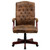 Flash Furniture 802-BRN-GG 26" W x 47.25" H x 21.25" D Bomber Brown Classic Executive Swivel Office Chair