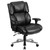 Flash Furniture GO-2149-LEA-GG 30" W x 48" H x 34" D Black Hercules Series 24/7 Big & Tall Executive Swivel Office Chair