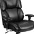 Flash Furniture GO-2149-LEA-GG 30" W x 48" H x 34" D Black Hercules Series 24/7 Big & Tall Executive Swivel Office Chair