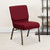 Flash Furniture FD-CH0221-4-GV-3169-BAS-GG 800 Lb. Burgundy with Communion Cup Holder Hercules Series Extra Wide Stacking Church Chair