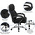 Flash Furniture GO-2078-GG 28" W x 49" H x 31" D Black Hercules Series Big & Tall Executive Swivel Office Chair