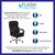 Flash Furniture GO-2078-GG 28" W x 49" H x 31" D Black Hercules Series Big & Tall Executive Swivel Office Chair