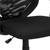 Flash Furniture LF-W-95A-BK-GG 250 Lb. Black Mid-Back Design Swivel Task / Office Chair