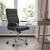 Flash Furniture GO-2286H-BK-GG 30" W x 48" H x 34" D Black Hercules Series 24/7 Big & Tall Executive Swivel Office Chair