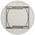 Flash Furniture RB-60R-GG Round 60" Dia x 29" H 661 Lb. Static Load Capacity Waterproof Folding Table