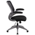 Flash Furniture BL-ZP-8805-BK-GG 25.25" W x 42.25" H x 24" D Black Swivel Task Chair