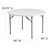 Flash Furniture DAD-YCZ-122R-GG  48" Dia. x 29 1/4" H Round Molded Plastic Folding Table