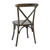 Flash Furniture XU-X-EA-GG 400 Lb. Cross Back Ash Wood Seat And Frame With Early American Finish Hercules Series Stackable Chair