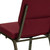 Flash Furniture XU-CH-60096-BY-GG 19" W x 33" H x 24" D Gold Vein Burgundy Hercules Series Stacking Church Chair
