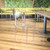Flash Furniture FH-111-APC-CLR-GG 400 Lb. Transparent Crystal Molded Polycarbonate Rubber Floor Glides Plain Back Contoured Seats Ghost Side Chair